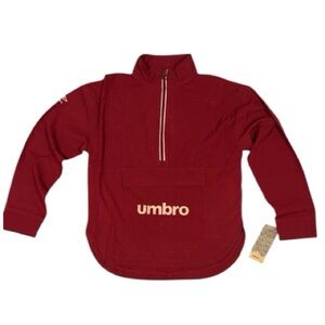 Umbro Burgundy Half-Zip Jacket